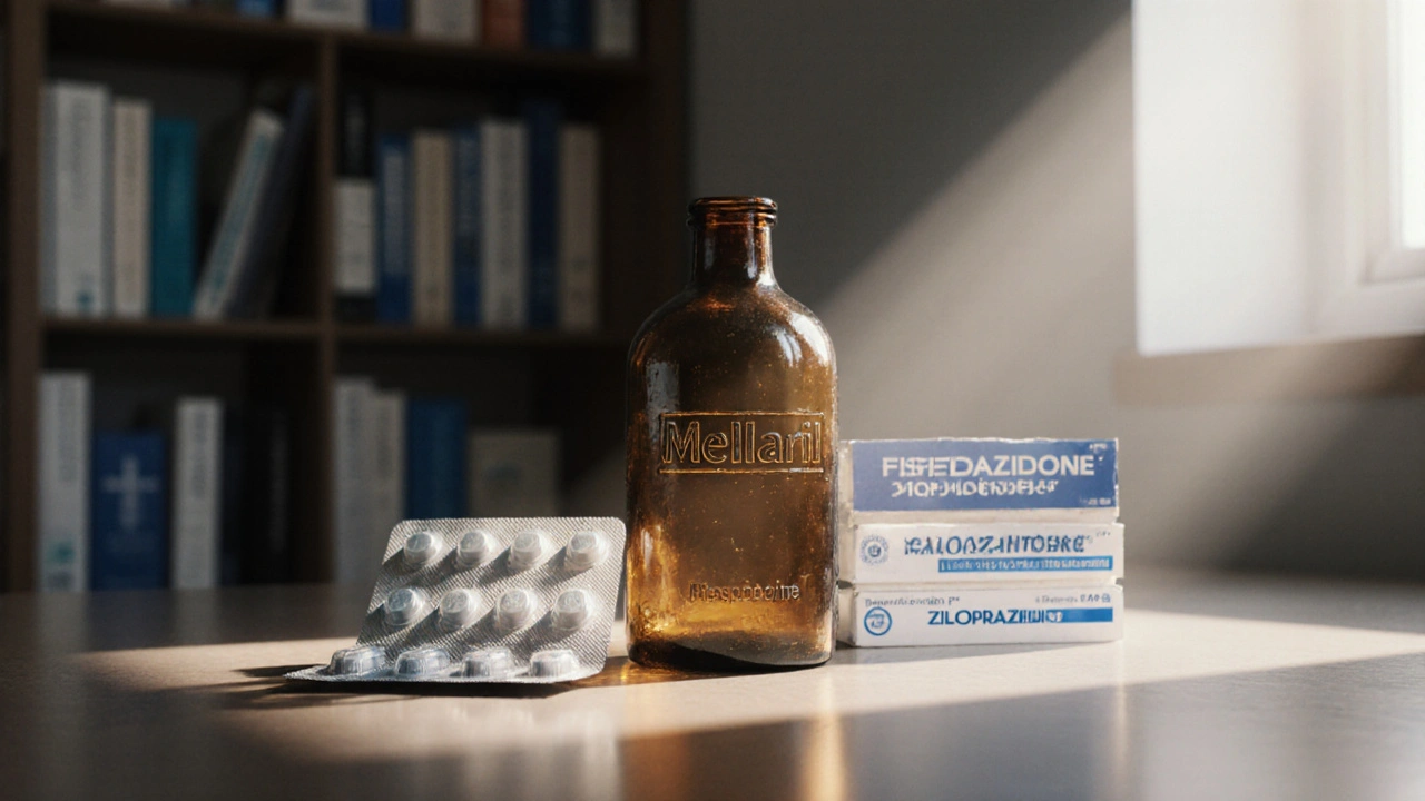 Mellaril (Thioridazine) vs. Alternative Antipsychotics: A Comparison Guide