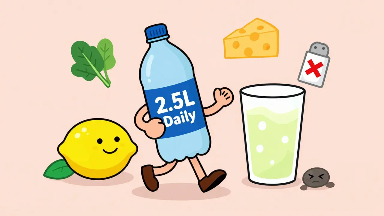 Chronic Kidney Stone Disease: How to Prevent Recurrence with Diet and Fluids