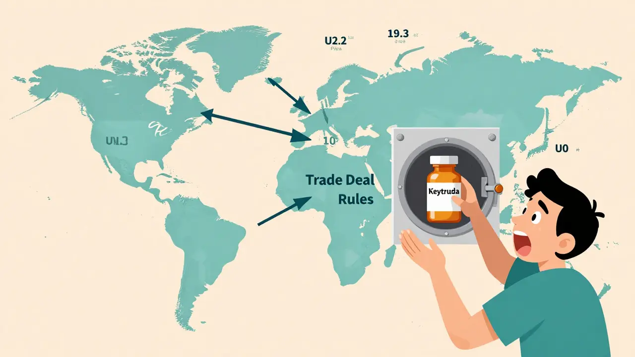 Global map showing data exclusivity years blocking patients from medicine