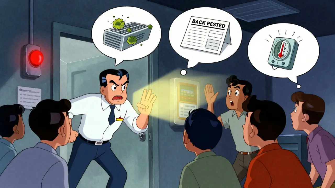 Unannounced FDA inspection triggered by hidden problems like mold and backdated records.